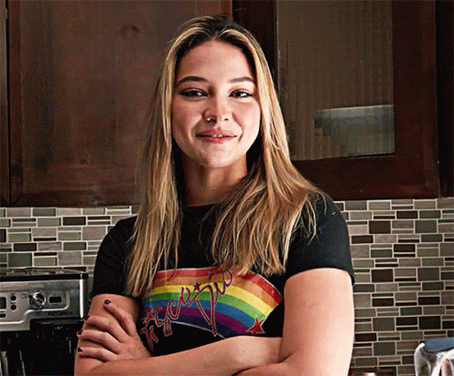 Madelyn Cline Blonde Girl Vogue Taiwan Shoot GIF