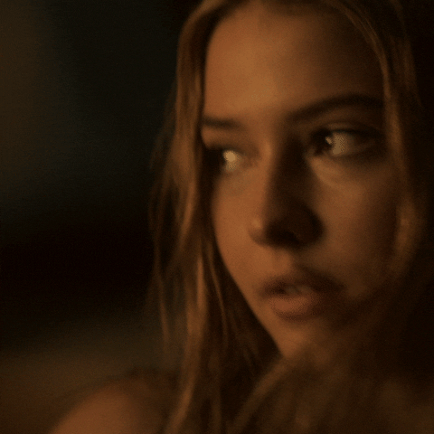 Madelyn Cline Funny Salute GIF