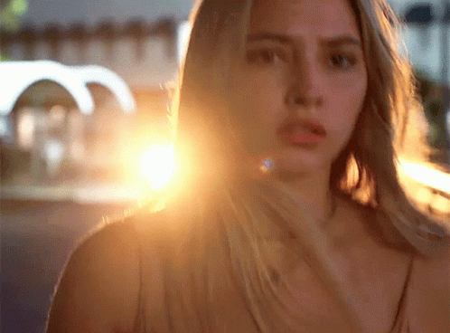 Madelyn Cline Outer Banks Confused Walking GIF