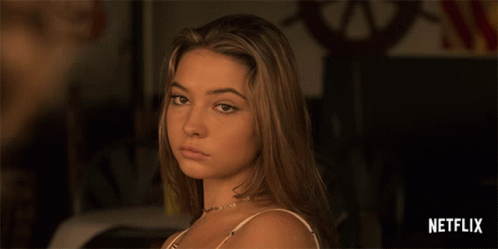 Madelyn Cline Yes I Know Nod GIF