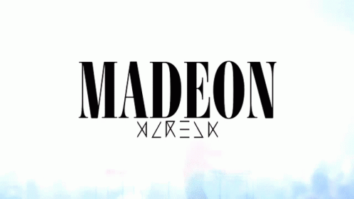 Madeon Text on Purple Background