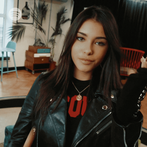 Madison Beer Heart Sign GIF