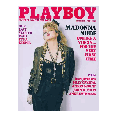 Madonna on September 1985 Playboy Cover