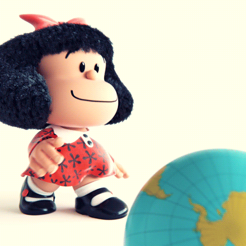 Mafalda Roling The Globe GIF