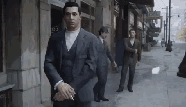 Mafia Boss' Gun Video Game GIF