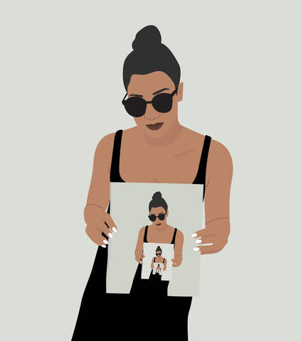 Magazine Aesthetic Design Loop GIF