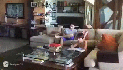 Magazine Funny Ghost Prank GIF