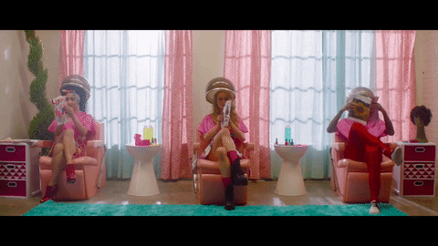 Magazine In Hair Salon GIF