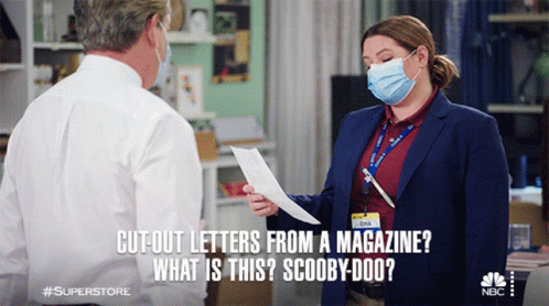 Magazine Lauren Ash Superstore GIF