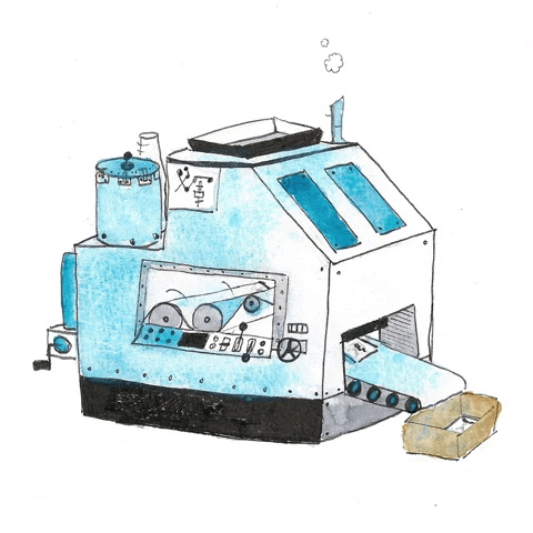 Magazine Old Printing Machine GIF