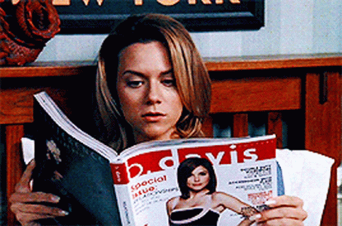 Magazine Reading Peyton Sawyer GIF