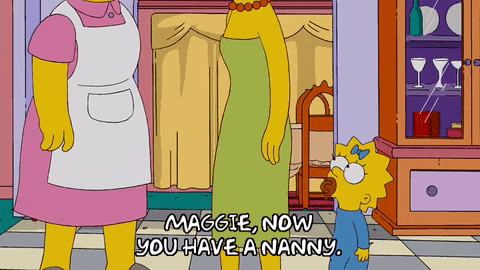 Maggie Marge Simpsons Nanny GIF