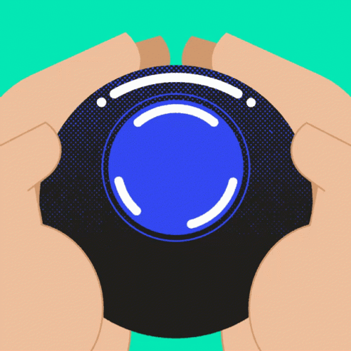 Magic 8 Ball Cartoon GIF