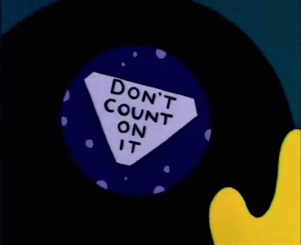 Magic 8 Ball Don't Count On It GIF