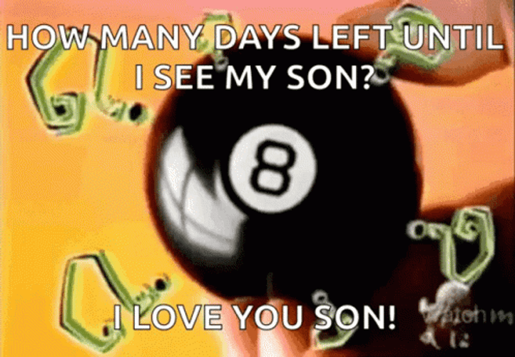 Magic 8 Ball I Love You Son GIF