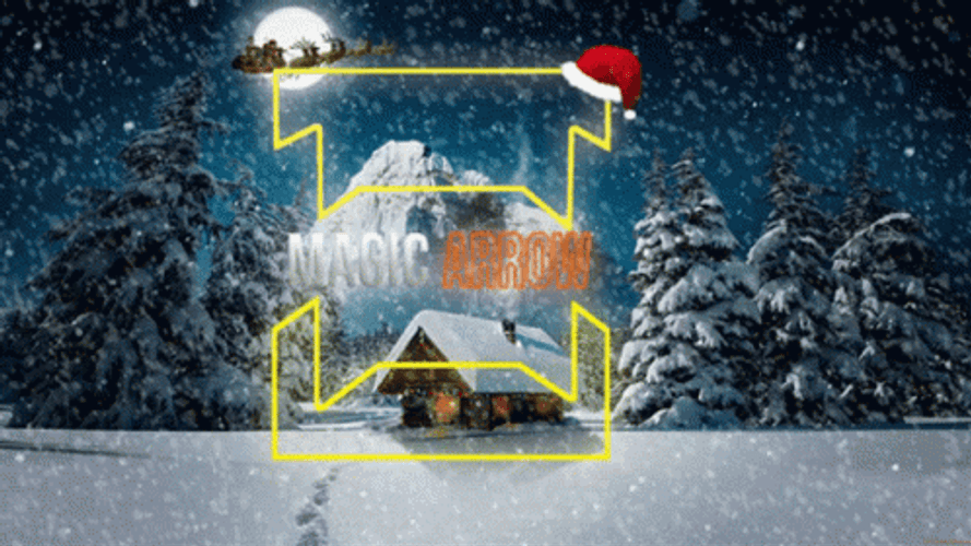 Magic Arrow Collaborating For Winter Christmas GIF
