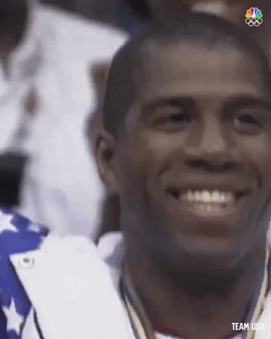 Magic Johnson Happy GIF