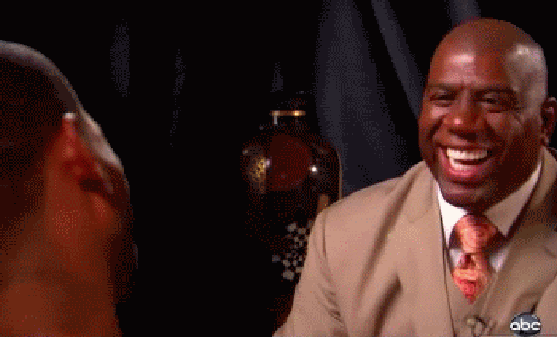 Magic Johnson Interview With Lebron GIF