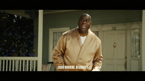Magic Johnson Neighbor GIF