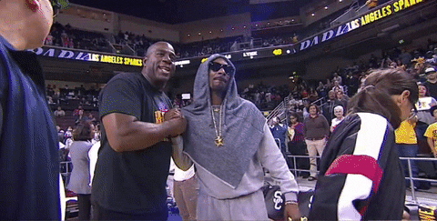 Magic Johnson Posing GIF