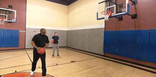 Magic Johnson Practicing GIF