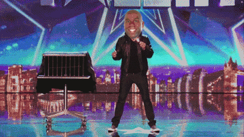 Magic Johnson Pulling Faces GIF