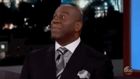 Magic Johnson Showing Teeth GIF