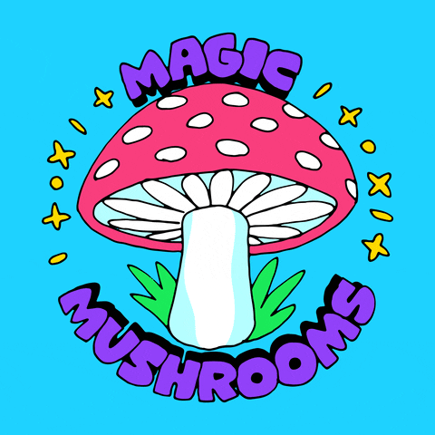 Magic Mushroom No To Nuke Animation GIF