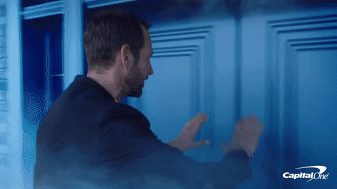 Magical Smokey Door Capital One Commercial GIF