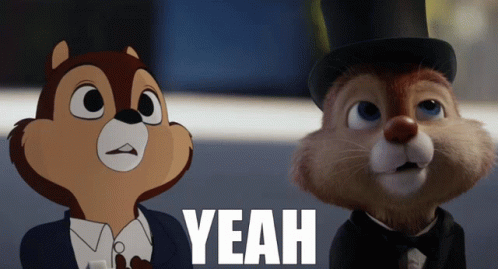 Magician Chip And Dale GIF