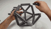Magnet Metal Balls Connect Satisfying Game GIF