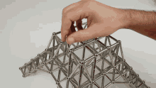 Magnet Metal Tower Building Game GIF