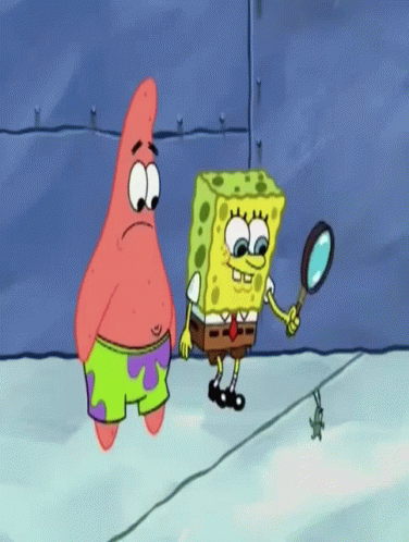 Magnifying Glass Starfish Spongebob Burn Cockroach GIF
