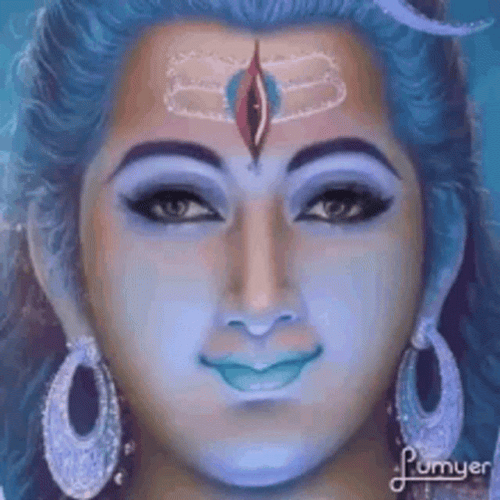 Mahadev Shiva Consort Blinking Eyes GIF 