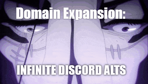 Mahito Domain Expansion Infinite Discord Alts GIF