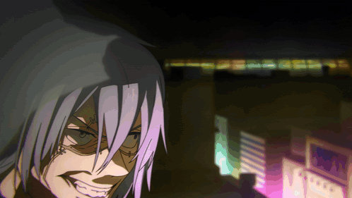 Mahito Laughing Something Out GIF