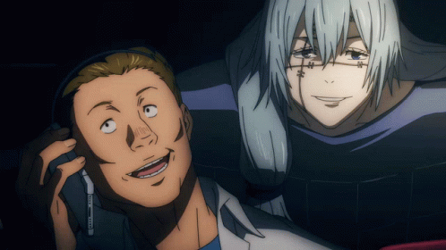 Mahito Stretches Someone's Face GIF