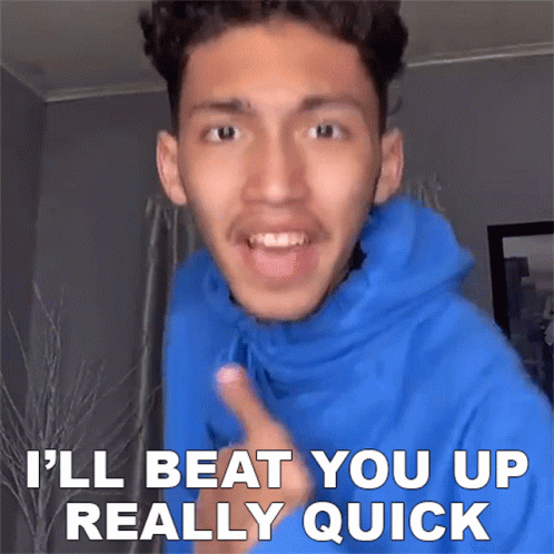 Mahkai Says I'll Beat You Up Really Quick GIF