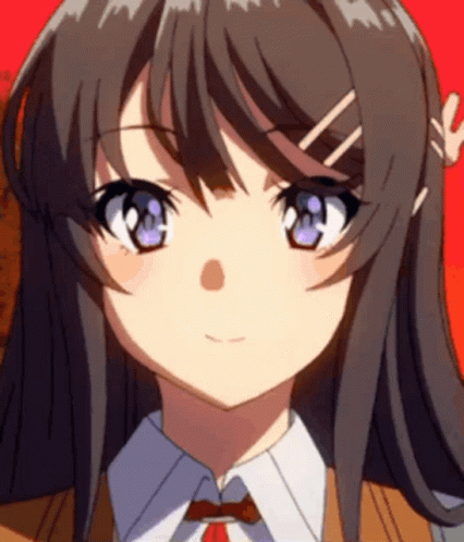 Mai Sakurajima Talking GIF