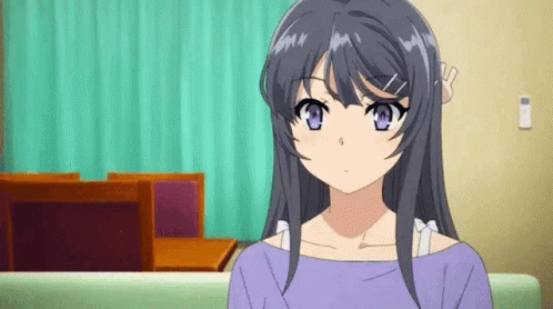 Mai Sakurajima No Reaction GIF