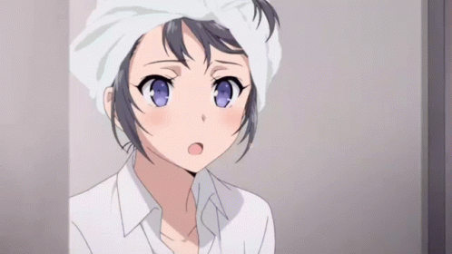 Mai Sakurajima Blushing GIF