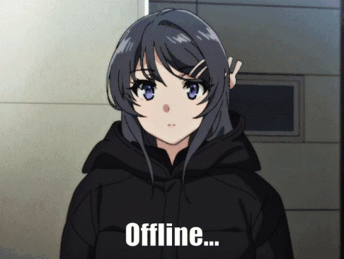 Mai Sakurajima On Hoodie Offline GIF