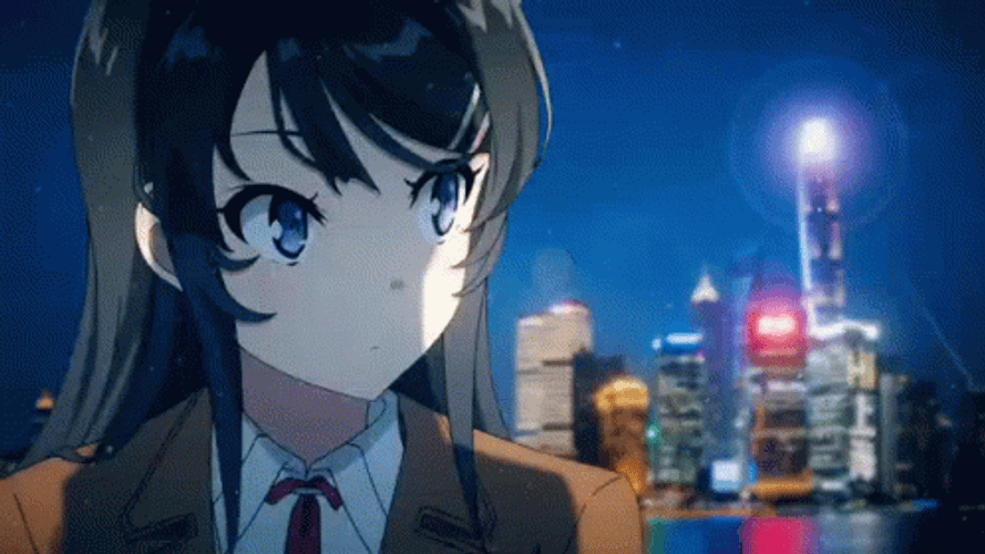 Mai Sakurajima Blinking Eyes GIF