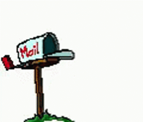 Mailing Bird Mail Box Animated GIF