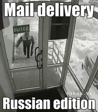 Mailing Delivery Russian Edition Funny Meme GIF