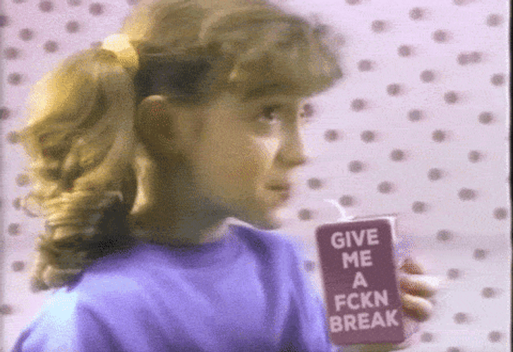 Maisie McDermott Taking Break While Drinking Milk GIF