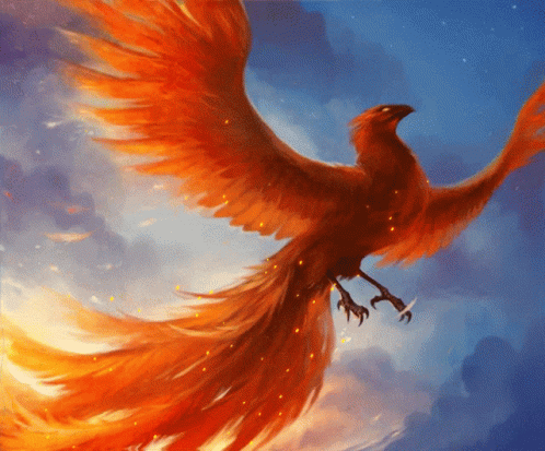 Majestic Phoenix Creative Art GIF