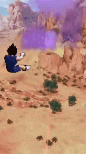 Majin Vegeta Fighting Mode GIF