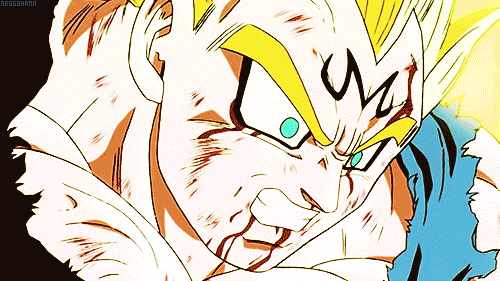 Majin Vegeta Full Power GIF