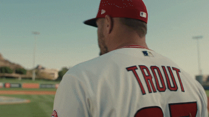 Major League Baseball Legend Mike Trout GIF